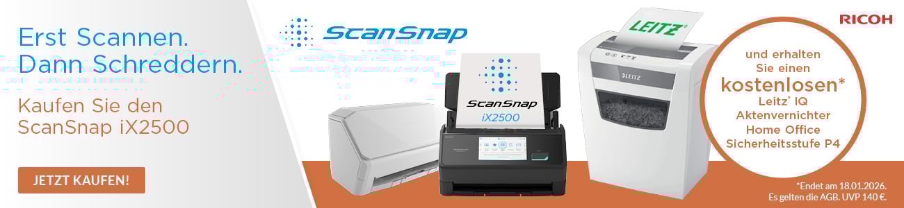 Erst Scannen. Dann Schreddern
