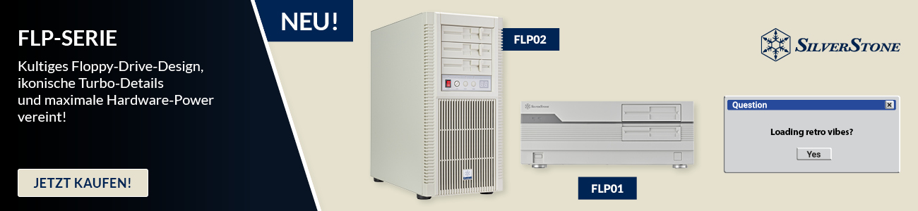 SilverStone Stageteaser (Gehäuse & Hardware) Retro-Look-Gehäuse