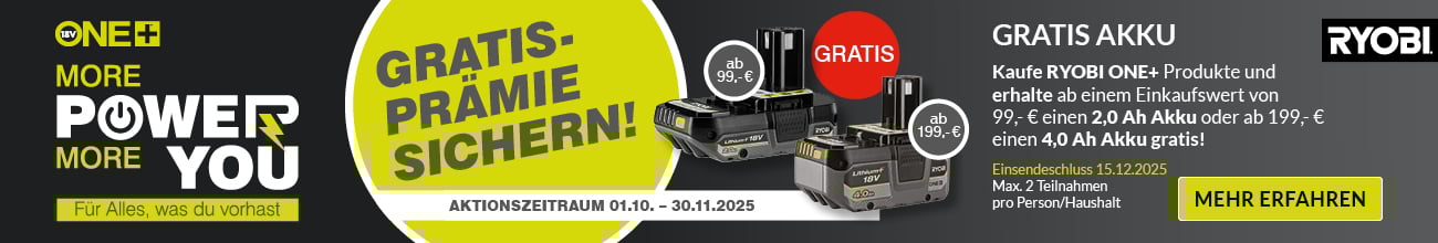 Pop-Up: Ryobi More Power More You Promotion