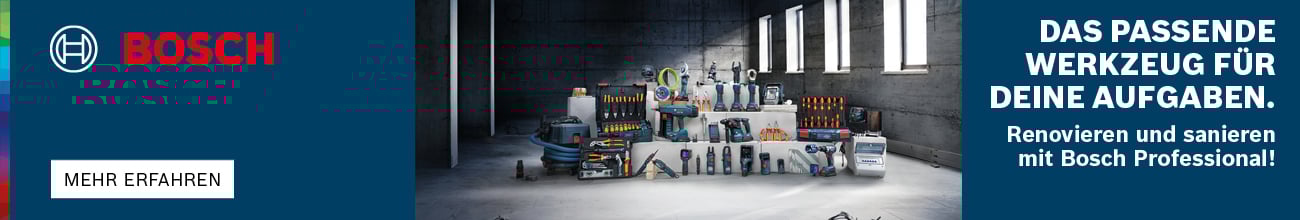 Bosch PT + Zubehör Renvoieren