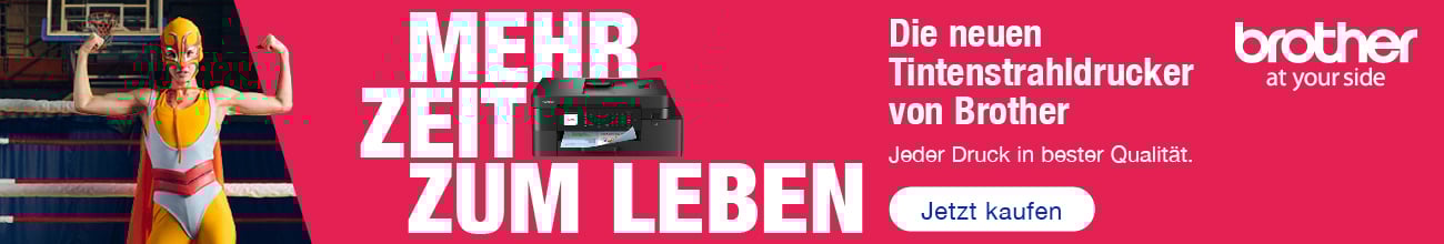 Brother Mehr Zeit zum Leben Kampagne