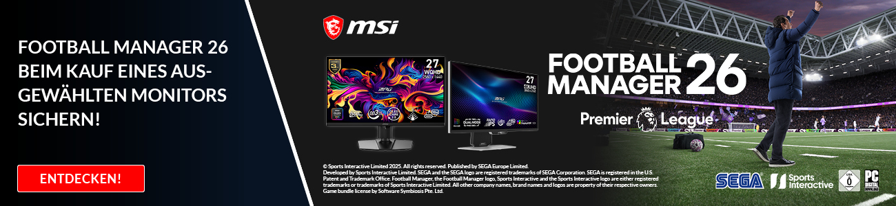 Pop-Up: MSI PC TFT Football Manager 26 Game Code Bundle