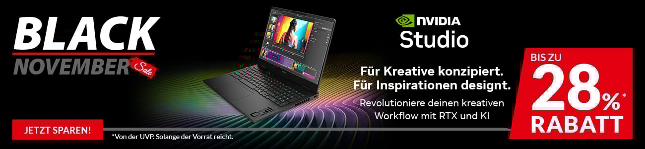 NVIDIA Black November Notebook Premium Paket