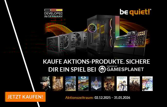 Be Quiet! Gamesplanet Bundle