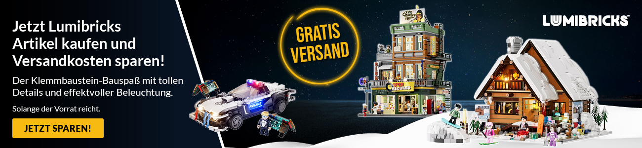 Jetzt Lumibricks Artikel kaufen und Versandkosten sparen!