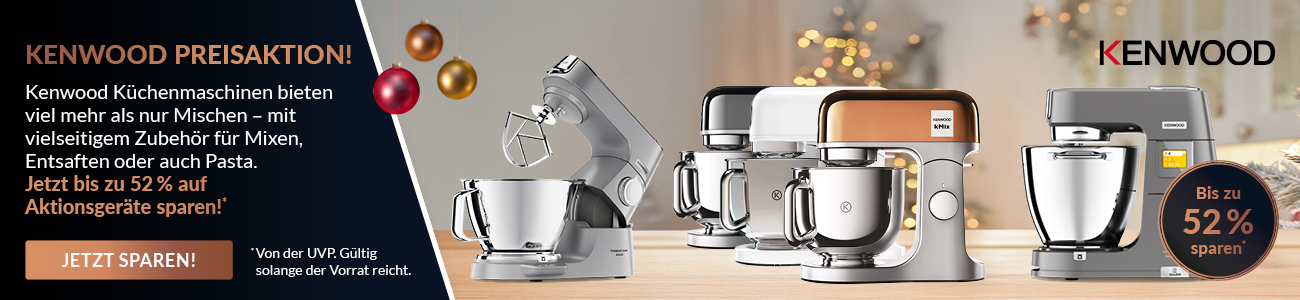 DeLonghi Festtagsküchen mit Kenwood