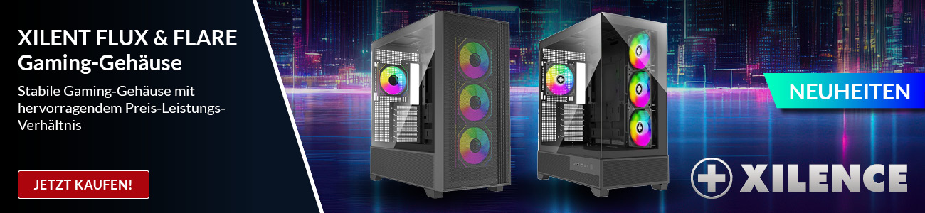 XILENT FLUY & FLARE Gaming-Gehäuse