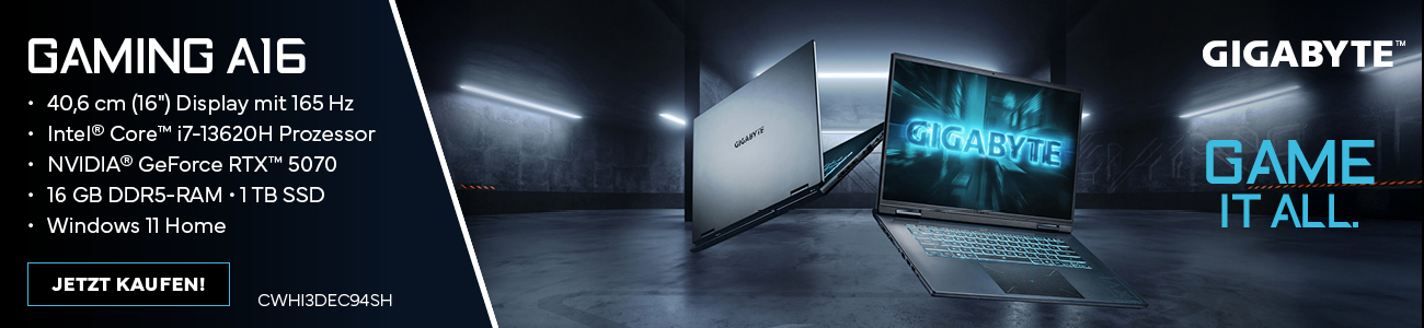 Stageteaser auf Notebook