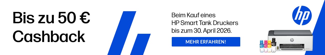 Drucker Smart Tank Cashback Januar - April 2026 Pop Up