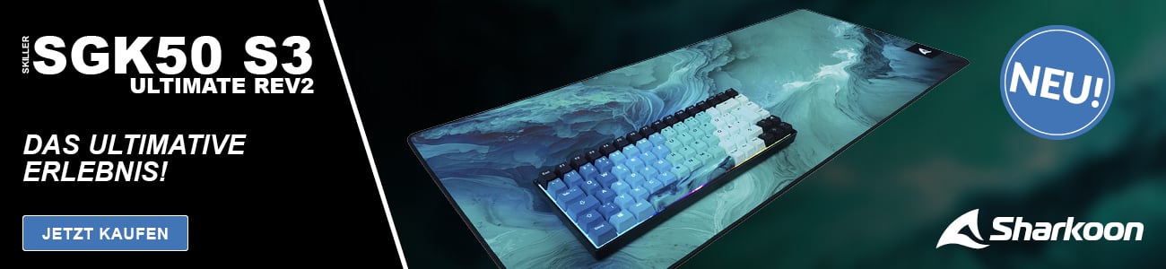 Sharkoon Stageteaser Gaming Tastatur