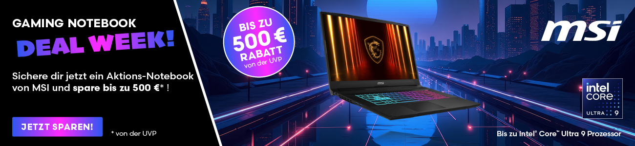 MSI NB MSI Stageteaser Tagesdeals