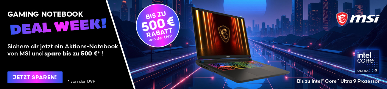 MSI NB MSI Stageteaser Tagesdeals