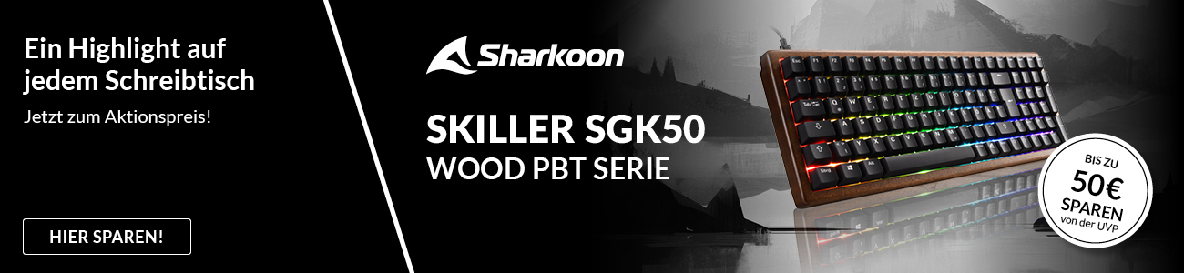 Sharkoon Tastaturen Promo
