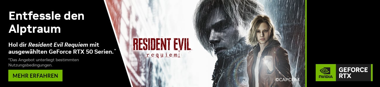 Suche: NVIDIA Resident Evil Requiem Bundle