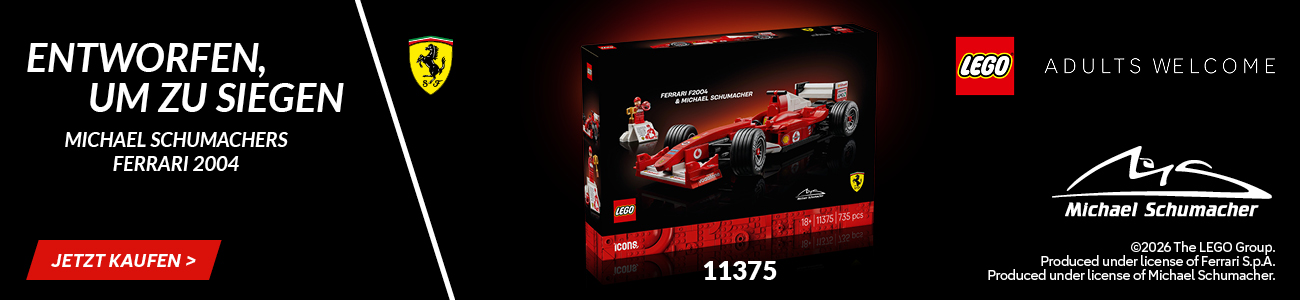 LEGO F1 Kampagne "Michael Schumacher" Werbemittel
