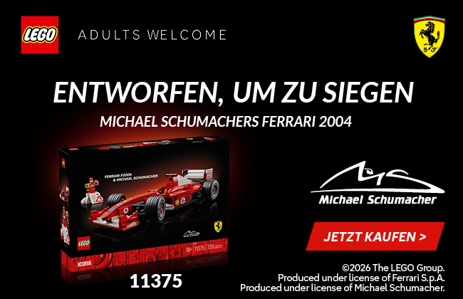 LEGO F1 Kampagne "Michael Schumacher" Werbemittel