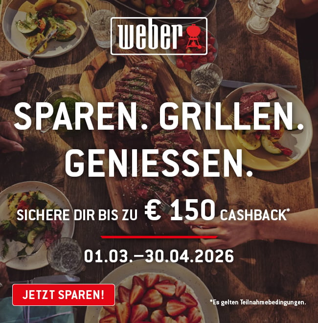 Weber Frühlingsaktion 2026 / Cashback