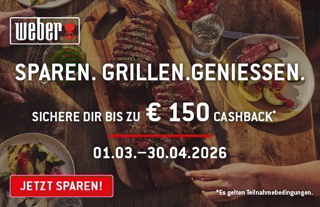 Weber Frühlingsaktion 2026 / Cashback