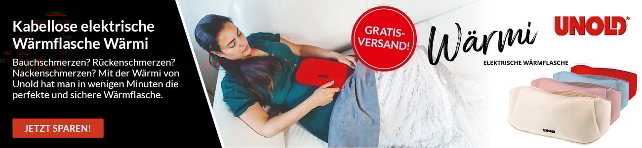 Unold Wärmi Gratis Versand Aktion