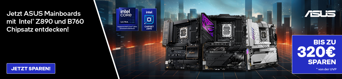 ASUS Intel Mainboard Kampagne Q1 2026