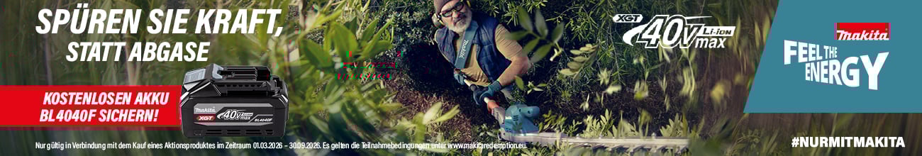 Makita Frühlingskampagne - Feel the Energy