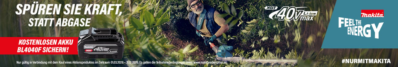 Makita Frühlingskampagne - Feel the Energy