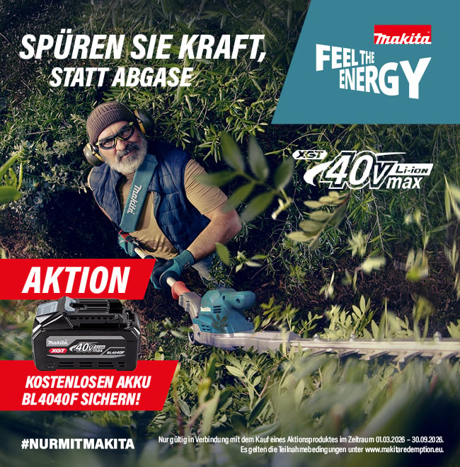 Makita Frühlingskampagne - Feel the Energy