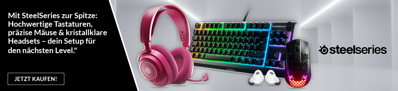 Steelseries Contentteaser Gr auf Gaming