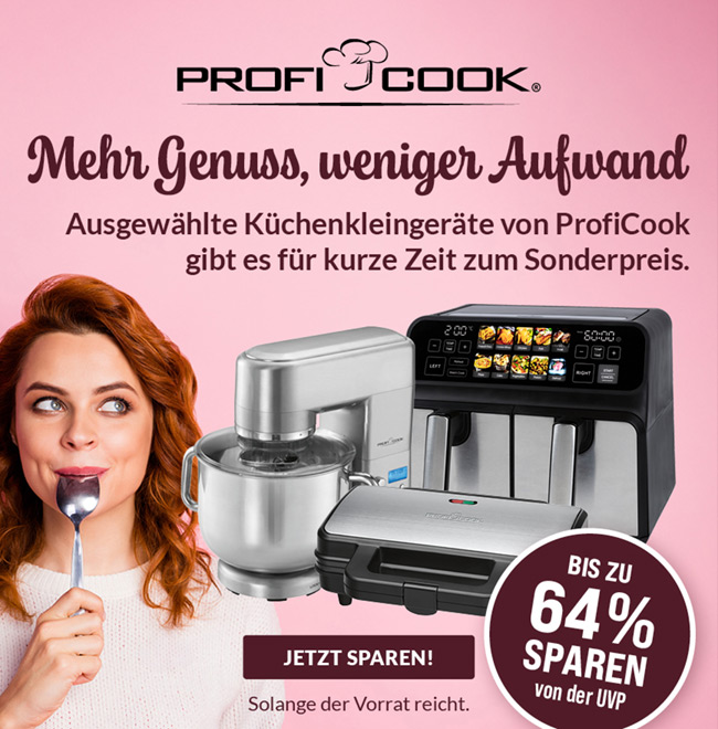 Bomann / Proficook Mehr Genuss, weniger Aufwand