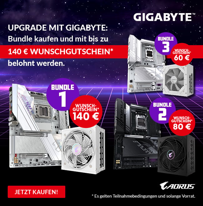 Gigabyte HW Wunschgutscheinaktion