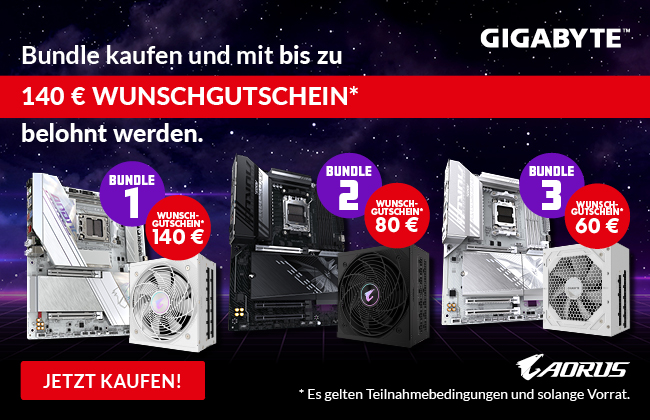 Gigabyte HW Wunschgutscheinaktion