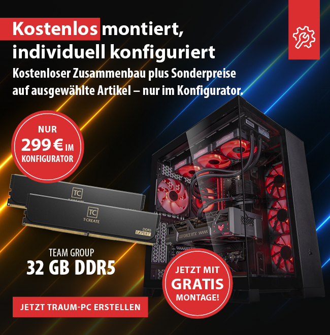 ALTERNATE kostenlose Baupauschale + BTO-Rabatte