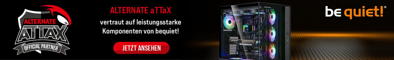 Listingbanner be quiet! Komponenten