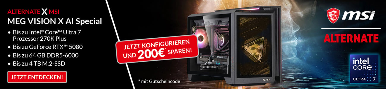 Jetzt konfigurieren und 200€ sparen