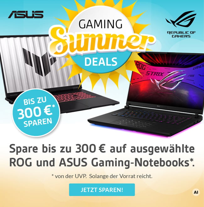 ASUS NB Gaming Summer Deals