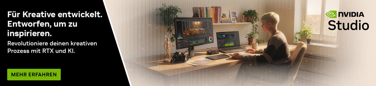 Für Kreative entwickelt. Entworfen, um zu inspirieren.