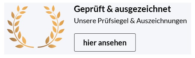 Unsere Prüfsiegel & Auszeichnungen
