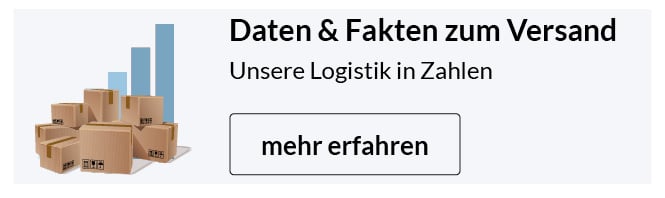 Unsere Logistik in Zahlen