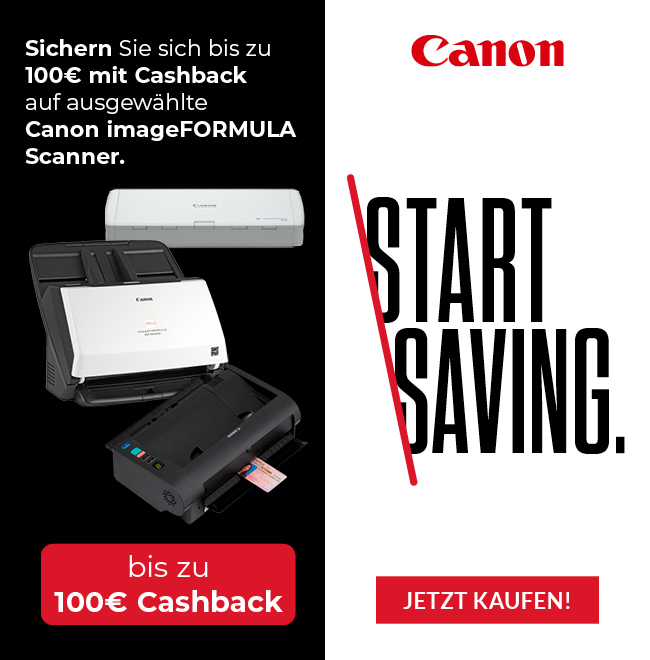 Canon Scanner Winter Cashback Aktion