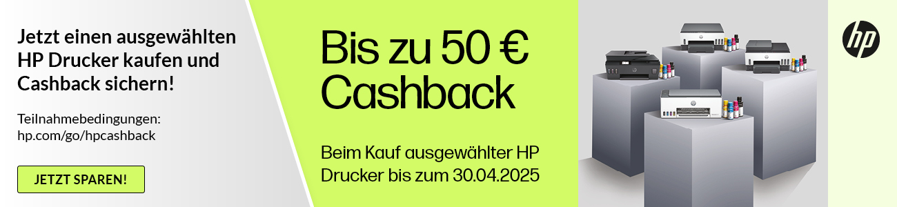 HP Cashback Stage Drucker