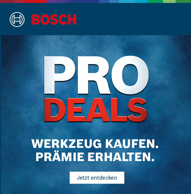 Bosch PT Pro Deals Q1 2025