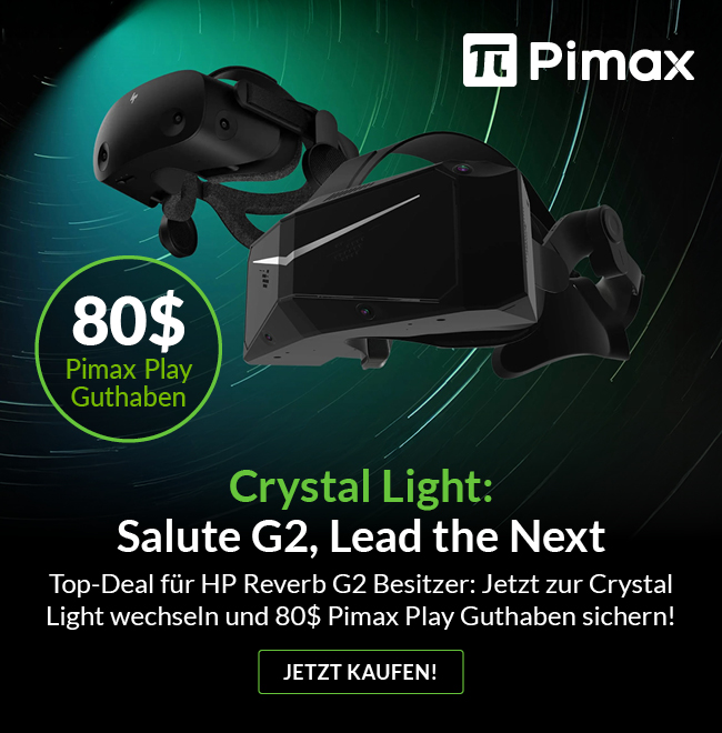 Pimex Reverb G2 - Pimax Play Guthaben Aktion