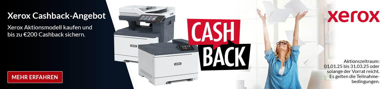 Xerox Cashback-Aktion Q1 2025