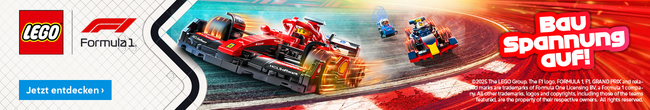 Lego F1 Kampagne Werbemittel