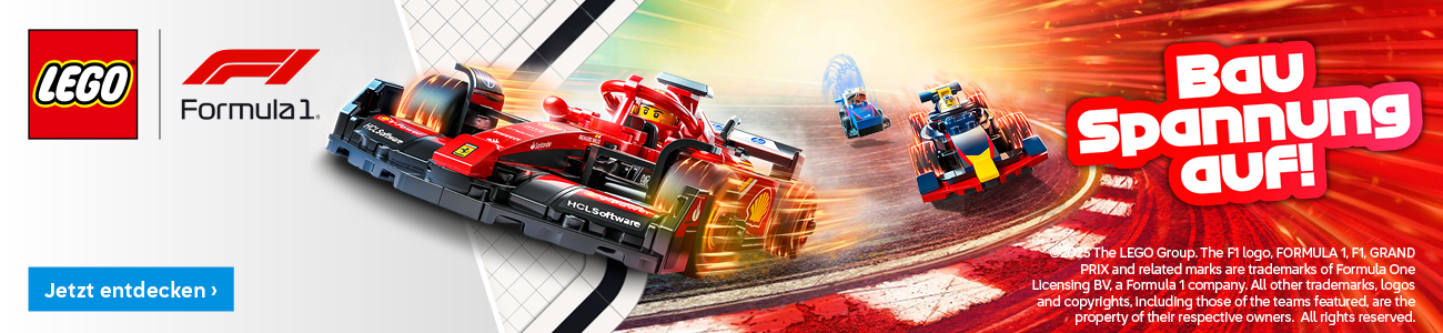 Lego F1 Kampagne Werbemittel