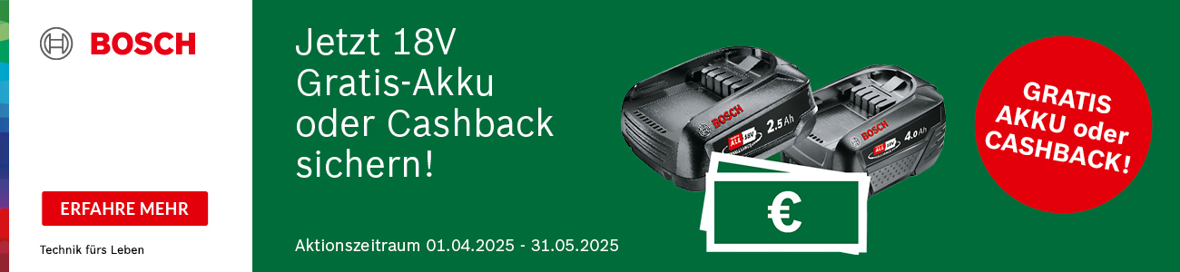Gratis Akku oder Cashback Markenportal