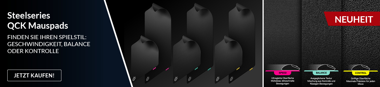 Steelseries Launch QCK Mauspads