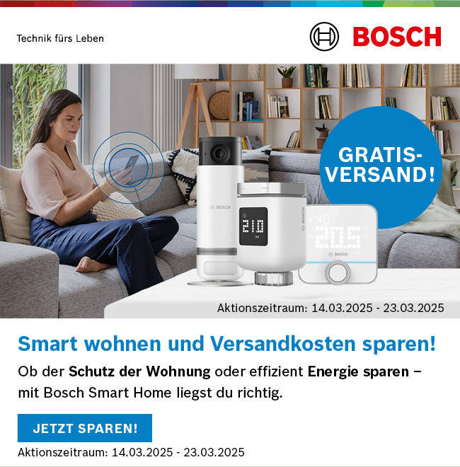 Bosch Smart Home Gratis Versand