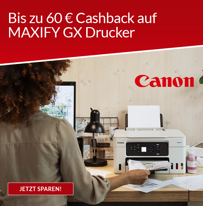 Canon Drucker Cashback Aktion