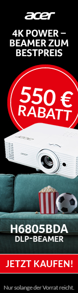 4K Power - Beamer zum Bestpreis